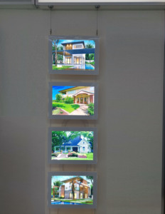 Boîte à lumière magnétique A4, affichage de fenêtre Led pour agent <span class=keywords><strong>d</strong></span>'immobilisation - Product Image 1