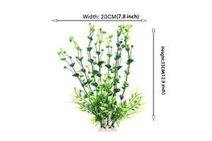 Ornements de paysagisme pour aquarium, fournitures d'aquarium, plantes aquatiques simulées écologiques, plantes aquatiques en plastique, marque <span class=keywords><strong>Levana</strong></span> - Product Image 3