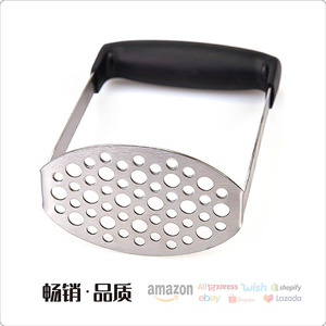 Triturador de papas de acero inoxidable Lihefeng de 18 cm, tipo arco, prensa manual para alimentos, para bebés y uso doméstico. - Product Image 5