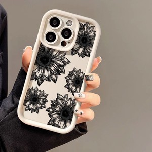 เคสโทรศัพท์มือถือลายดอกทานตะวันสุดหรูสำหรับ16 16E 15 14 13 12 11 Pro XR X 17 plus <span class=keywords><strong>SE</strong></span> <span class=keywords><strong>2022</strong></span>ฝาครอบกันชนกันกระแทก - Product Image 4