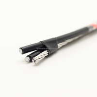Câble ABC Triplex Service Drop 6AWG Paludina Isolé PE avec Fil Neutre ACSR pour le Marché des Philippines