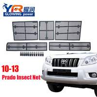 Grille de protection anti-insectes pour Toyota Prado 2010-2022, filet de protection pour calandre avant, accessoires de modification