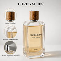 Flacons de parfum en verre élégants, écologiques, simples, unisexes, transparents, avec pompe à pression, 30 ml, 50 ml, 100 ml, avec bouchon en plastique