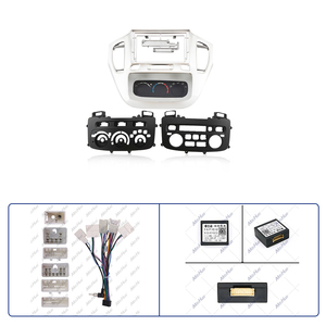 Accessoires de voiture Meihua 9 pouces GPS panneau radio de tableau de bord de voiture pour <span class=keywords><strong>Toyota</strong></span> Highlander Kluger 2000-2007 Facia Console Bezel Adapter - Product Image 3