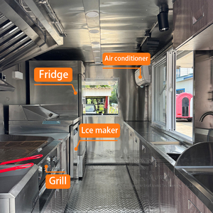 Commercial Mobile Food Cart Design Smoothie Dessert Pancake Donut Turkey <strong>Vending</strong> <strong>Machines</strong> Food Trucks - Product Image 5
