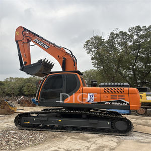 Develon – Excavatrice sur chenilles hydraulique coréenne d'occasion 22 tonnes DX225 avec pompe PLC, roulement, moteur et boîte de vitesses – Modèle 2018-2023 – 100 % en stock - Product Image 3