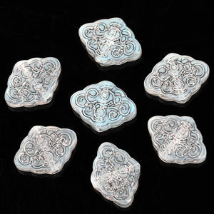 Pulseras hechas a mano DIY de moda, accesorio de cadenas para teléfono móvil, cuentas acrílicas multicolores con agujero recto, cuentas de plástico Lucite - Product Image 5