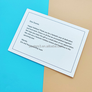 Tarjetas de felicitación navideñas, impresión personalizada de lujo, nuevo diseño, tarjetas de agradecimiento, venta al por mayor - Product Image 6