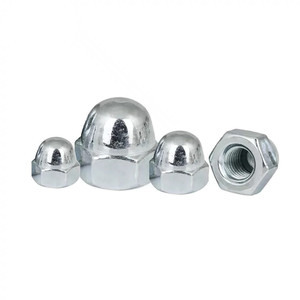 Écrous dôme hexagonaux en acier au carbone zingué DIN 1587 de haute qualité, personnalisés - Product Image 3
