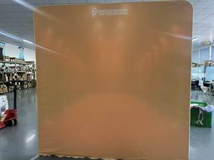 Miễn phí thiết kế gian hàng ảnh đứng căng thẳng vải màu sắc tươi sáng đôi bên gối Bìa thẳng photobooth sân khấu Backdrop với khung - Product Image 4