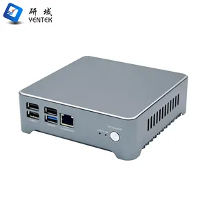 Mini pc linux, i5/dc 12V, fanless, double port lan, micro ordinateur, boîtier nano