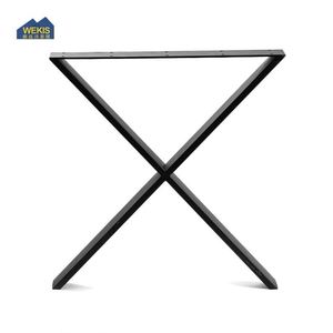 Venta al por Mayor de Muebles Modernos de Hierro Fundido en Forma de X con Recubrimiento de Polvo Metálico para Exteriores, Hogar, Oficina, Cafetería, Hotel, Cocina y Restaurante - Product Image 4