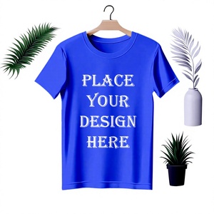 T-shirt col rond pour homme en coton 100% personnalisé avec logo en gros - Product Image 4