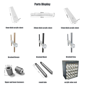 Vitrina de <span class=keywords><strong>Bar</strong></span> de vino de pared de burbujas de agua acrílica de calidad de hotel de lujo - Product Image 5