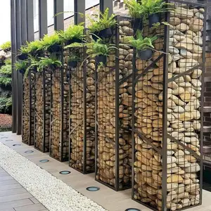 Cestas de malha de arame Gabion de alta qualidade para afiação de caixa de malha de arame Gabion de alta qualidade de solda