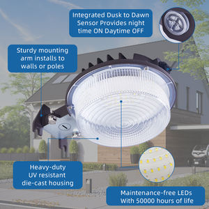 Lámpara LED de Aluminio para Jardín <span class=keywords><strong>2026</strong></span>, Nueva, de Alta Luminosidad, Larga Duración, Impermeable IP65, 42W - Product Image 2