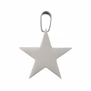 Componenti e Accessori per Gioielli con Pendente a Stella in Acciaio - Product Image 2