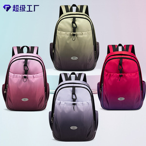 Sesame Baby <b>Student</b> <b>Backpack</b> 15 Inches Large Capacity Ultralight Color Blocking Unisex School Education <b>Backpack</b> - Product Image 1