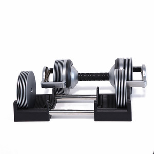 Haltères en acier commerciaux réglables de 32 kg, incrément de 1 kg, ensemble d'haltères électro-plaqués <span class=keywords><strong>GOCHA</strong></span> GC-116 - Product Image 6
