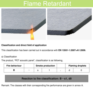 Paneles Acústicos de Fibra de Poliéster Qinsound de 9/12 mm de Espesor, Paneles de <span class=keywords><strong>Aislamiento</strong></span> Acústico Ecológicos para Oficina y <span class=keywords><strong>Auditorio</strong></span> - Product Image 5