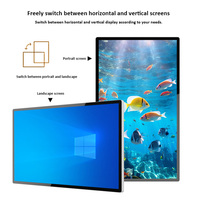 Afficheur numérique mural LCD 65 pouces 1000 nits 4K WiFi certifié CE pour la publicité dans les aéroports et les centres commerciaux