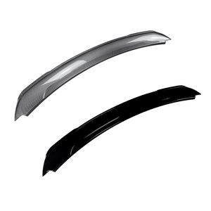 Ford Mustang Rear Spoiler Piano <b>Black</b> Carbon Fiber Texture ABS Ducktail <b>Trunk</b> Lip 2015-2022 - Product Image 5