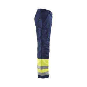 BLAKLADER - 186218113389D108 Pantalón de invierno Hi-Vis Amarillo/Azul marino-EAN 7330509369487 ROPA DE TRABAJO DE LA HI-VIS - Product Image 4