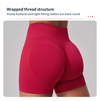 Shorts de yoga sans couture à séchage rapide pour femmes, taille haute, pour la gym, le sport, le cyclisme, pantalons de fitness à séchage rapide, logo personnalisé, vente en gros