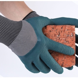 Gants de sécurité, en caoutchouc, résistants à l'usure, <span class=keywords><strong>pour</strong></span> les travaux de chantier, le transport, antidérapants, respirants, <span class=keywords><strong>pour</strong></span> le bâtiment - Product Image 3