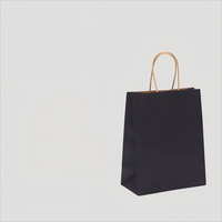 Sacs en papier kraft écologique personnalisés pour le café à emporter et les courses de cadeaux écran/logo imprimé offset emballage en gros