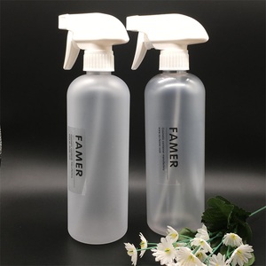 500ml Spray Bottle Continuous Spray Bottle Manufacturing Amazon Popular 500ML Transparent Eco-friendly Fine Mist Pet Plastic Trigger Continue Empty Spray Bottle