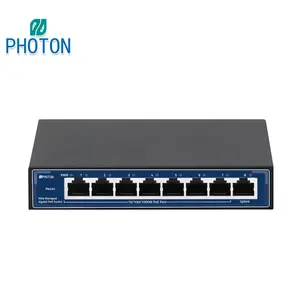 PHOTON 소매 8 포트 기가비트 웹 관리 이더넷 POE 스위치 업링크 PTD1508-7P-1G-NM