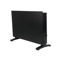 Cheminée électrique intelligente à commande tactile avec effet de flamme LED, thermostat numérique, panneau chauffant, vente en gros