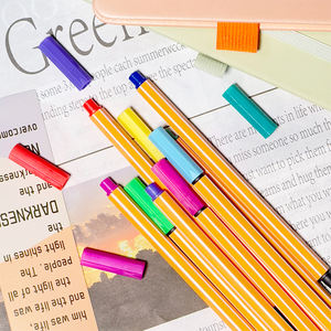 ชุดปากกาเขียนลายมือแบบกำหนดเองจากซัพพลายเออร์ ปากกาหัวแหลมแบบมีสี พร้อมหัวปากกาเคลือบโลหะขนาด 0.4 มม. ที่ทนทาน สำหรับการวาดเขียนที่แม่นยำ - Product Image 3