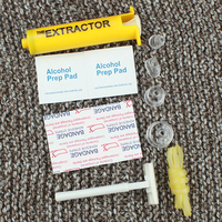 Kit d'aspiration manuelle pour piqûres d'insectes, outil d'extraction de venin d'urgence pour la randonnée, le trekking et le camping