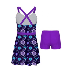 Traje de baño de dos piezas para niñas de 6 a 14 años, traje de baño para niños, ropa de playa - Product Image 2