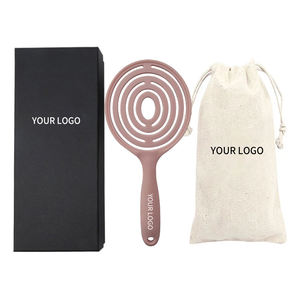 Spazzola per Capelli Personalizzata, Strumento di Bellezza per Massaggio, Pettine Rotondo Districante per Salone, Spazzole Ventilate per Capelli Bagnati e Asciutti - Product Image 1