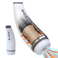 Copa Masturbadora Masculina Suave con 10 Modos de Succión, 10 Modos de Vibración y Pantalla LCD - Juguete Sexual Masculino Copa Vibratoria Tipo Avión