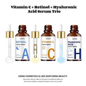 Glowing Plump Anti-Aging pour Essence Set Vitamine C pour Rétinol Centella Jour et Nuit Blanchiment Rétrécir les Pores 60ml Face Target - Product Image 6