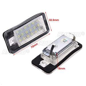 2 Luces LED para Matrícula, Lámpara para Placa de Matrícula para Audi A3 A4 S4 RS4 B6 B7 A6 RS6 S6 C6 S5 2D Cabrio Q7 A8 S8 RS4 Avant - Product Image 6