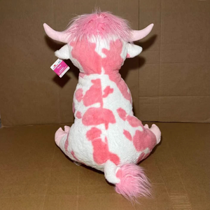Peluches de Vaca Rosa Personalizados, Juguete de Peluche de Mascota Personalizado con Tela Suave, Juguete de Peluche de Vaca Rosa Suave para Regalos y Promociones - Product Image 3