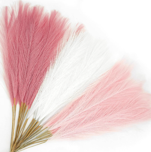 Herbe de la Pampa Artificielle en Soie, Grande Taille, Style Nordique Bohème, Écologique, Imperméable, Longue Durée, pour Mariage, Noël, Fête des Mères, Décoration Intérieure - Product Image 1