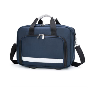 Sac médical de traumatologie, trousse de premiers secours vide pour infirmières, thérapeutes physiques, médecins, trousse d'<span class=keywords><strong>urgence</strong></span> rouge - Product Image 3