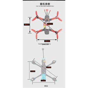 UFlight Fpv - Mini <span class=keywords><strong>Coche</strong></span> Rc Fpv con Marco de Fibra de Carbono, Cámara Caddx Ratel 2, Batería 6S, Kit O3 Vtx, 7 Accesorios para Drones Fpv - Product Image 5