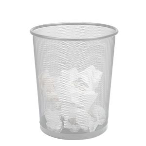 Logotipo personalizado Sustentável Paper Waste <span class=keywords><strong>Basket</strong></span> Lixo De Armazenamento De Lixo Pode Wire Mesh Escritório Waste Bin Tampa PP Bag Mesh <span class=keywords><strong>Metal</strong></span> Bin - Product Image 5