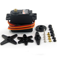 Servomotor Feetech FS5109M de 10kg.cm con Engranajes Metálicos, 180 Grados, Tamaño Estándar, para Coche RC, Helicóptero, Modelo, Bricolaje, Educación, Piezas de Robot