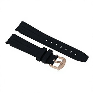สีดำ เข้ากับตัวเรือนนาฬิกา HT-012 ขนาด 38 มม. สายนาฬิกายางวัลคาไนซ์ขนาด 20 มม. - Product Image 4