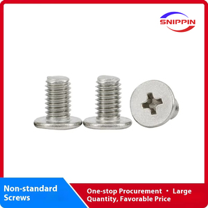 304 acier inoxydable C-Head Cross Mini vis à métaux Non Standard M0.7 M0.8-M2.5 tête plate système de mesure métrique de qualité A2-70 - Product Image 2