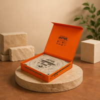 Boîte cadeau rigide à couvercle magnétique personnalisé, boîte d'emballage en carton imprimée en couleur, avec insert en mousse EVA personnalisé pour ensemble de produits