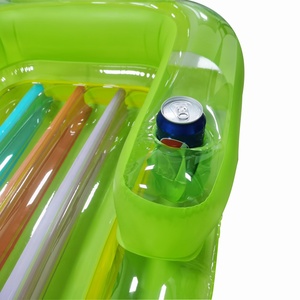 Colchoneta Flotante Inflable para Agua, Colchón Flotante para Piscina, Tumbona Inflable para Piscina, Cama Inflable, Colchón de Aire - Product Image 4